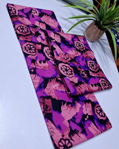 Tissu en coton imprimé africain et Ankara au mètre, matière colorée pour la couture de vêtements et l'artisanat - Product Image 3