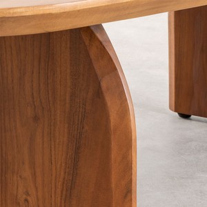 Vandana Hexa Lunaris Coffee <b>table</b> in acacia wood (135x80 cm) Bedum - Product Image 6