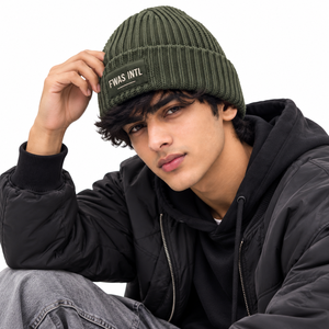 Premium Quality Custom Ribbed Beanies Embroidered Patch Logo Warm <b>Winter</b> <b>Cap</b> Unisex Streetwear Knit Fashion Hat Wholesale USA - Product Image 2