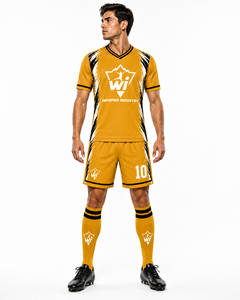 Tenues de football de base de qualité supérieure, directement de l'usine, confortables et professionnelles, pour les matchs de ligue et l'entraînement. - Product Image 4