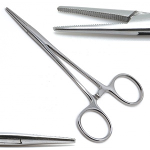 Hand Tool Mosquito Forcep Steel Manual Pet Hair Clamp Fishing Locking Pliers <b>Epilation</b> Tools Curved Straight Tip 12.5 16 18cm - Product Image 3