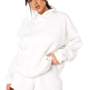 Sudadera con capucha personalizada Unisex 2 piezas Conjunto sudadera y pantalones de chándal polar algodón hombres sudaderas con capucha conjunto para mujer 2026 - Product Image 4