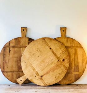 Tabla circular grande de madera de lujo para servir comida, desayuno, bar, decoración de cocina, regalos de boda, restaurante - Product Image 2