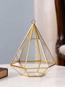 Terrarium en verre cristal exclusif pour plantes succulentes, mousse ou plantes aériennes – Contenant artistique transparent pour une décoration intérieure moderne - Product Image 6