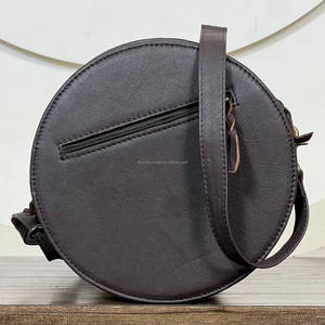 Sacs Ronds de Luxe en Cuir Véritable à Motifs Floraux et Échiquiers, Sacs à Main Élégants pour Femmes, Sacs Bandoulière de Soirée et de Shopping - Product Image 5