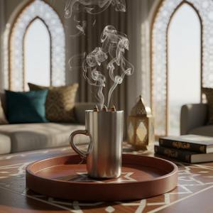 Quemador de Incienso Oud de Diseño Moderno, Portátil, para Bakhoor, de Lujo, en Dorado, Plateado y Mate, Decoración Árabe para el Hogar, Set de Regalo - Product Image 2