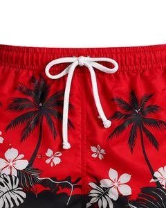 Shorts de bain pour hommes à imprimé floral tropical, séchage rapide, shorts de plage, shorts de surf d'été, taille élastique avec cordon de serrage, fournisseur OEM personnalisé - Product Image 4