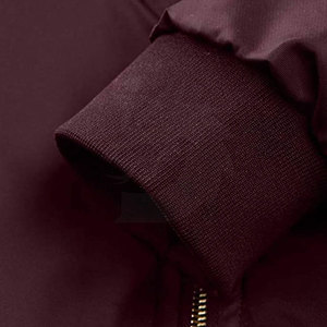 Chaqueta Bomber para Hombre, Estilo Moderno 2026, Invierno, Cálida, Casual, Cuello Alto, Cierre Frontal, Ecológica, Hecha a Medida, Venta al Por Mayor, Alta Calidad - Product Image 4