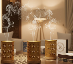 High Quality Bakhoor Burner Metal Incense Holder Ideal for Premium Look Mubkhar Arabian Fragrances Oud <b>Aroma</b> <b>Diffuser</b> Bakhoor - Product Image 2
