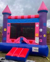 Château Gonflable Commercial Personnalisé Thème Fille pour Enfants de 3 Ans et Plus – Structure de Saut Extérieure