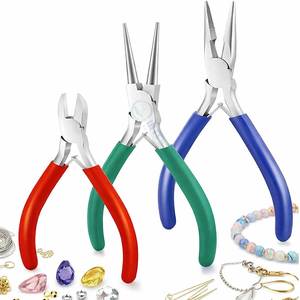 Premium 6 PCS Jewelry <b>Pliers</b> <b>Set</b> with Ergonomic Handles and Protective Case - Product Image 2