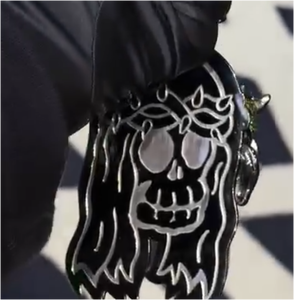 Collier personnalisé en argent sterling 925 avec pendentif visage de dessin animé, diamants Moissanite glacés, couronne verte, style Hip Hop unique, vert - Product Image 5