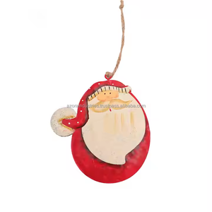 Metal <b>Christmas</b> Angel santa Shape <b>Hanging</b> <b>Christmas</b> <b>Tree</b> Decoration Accessories - Product Image 3