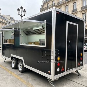 ACB With CE DOT Stainless Steel Frame Snack BBQ Fast Foodtrucks Preferential Price Food <b>Trailer</b> Mobile Food Truck for sale - Product Image 4