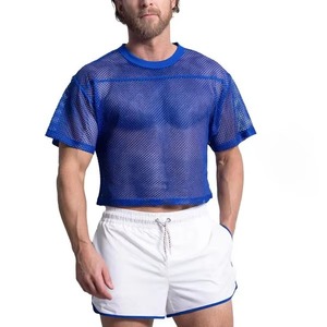 Jersey de Fútbol Americano Personalizado con Sublimación, Tela de Malla, Cuello en V, Unisex, Corto, Verano, MOQ Bajo, Precio Económico, Alta Calidad - Product Image 5