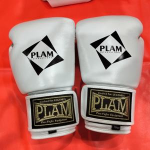 Gants de boxe en cuir de vachette 16oz en gros Logo personnalisé imprimé pour adultes enfants poignet formation équipement extérieur poignées - Product Image 1