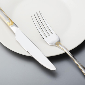 Ensemble de couverts en acier inoxydable de qualité supérieure |   Ensemble élégant de cuillères, fourchettes et couteaux pour hôtels, restaurants, traiteurs et repas à domicile - Product Image 2