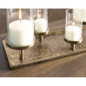Candelabro Moderno con 7 Portavelas de Vidrio para Decoración del Hogar - Product Image 4