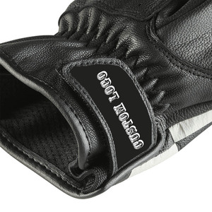 Gants d'équitation d'hiver en cuir de vachette respirant de haute qualité pour la vente en gros, avec logo personnalisé et fermeture auto-agrippante, pour l'extérieur - Product Image 3