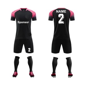 GAF Custom Thailand <b>Soccer</b> Team Jersey Blank 100% Polyester Breathable Plus Size Quick Dry Men's Crew Neck Summer 3D Embroidery - Product Image 2