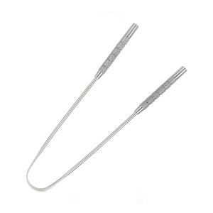 Stainless Steel Tongue <b>Scraper</b> Surgical Grade Reusable Tongue Scarper Composed of Copper <b>Plastic</b> CE Certified By Grip Surgical - Product Image 6