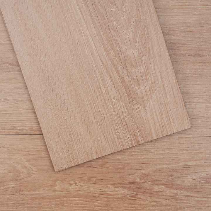 Self-Adhesive 36 X 6 Inch Vinyl Floor Tiles 2.5mm Thick Peel Stick Decking for Kitchen Dining Room Easy Home Decor Natural Wood