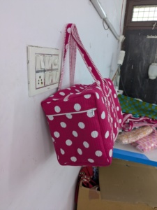 Bolsa de Viaje Plegable de Corduroy Acolchado, Ecológica, de Gran Capacidad y Ligera, con Diseño de Conchas, para Playa, Marca Pinksa Fashion - Product Image 3