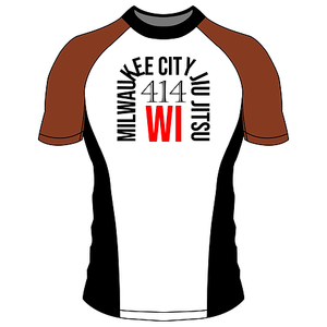 Rashguards sublimés de haute qualité, vêtements d'arts martiaux, t-shirts de compression à manches courtes, rashguard BJJ MMA Grappling - Product Image 4