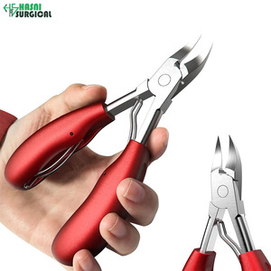 Precio al por mayor: Cortaúñas quirúrgico Hasni para dedos, con mango de ABS y acero inoxidable grueso, juego de instrumentos manuales con certificación CE - Product Image 2