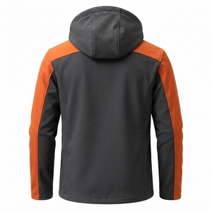 Chaqueta Soft Shell Personalizada, Material de Poliéster Resistente, Diseño Resistente al Viento, Tejido Transpirable, Ajuste Cómodo, Ropa de Trabajo para Exteriores, OEM - Product Image 2