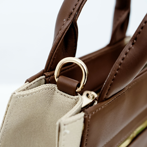 Sac à fermeture éclair portable en cuir microfibre Hody CILLIE, élégant, durable, de capacité moyenne, avec poignée souple pour les voyages - Product Image 2