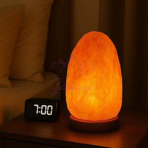 Ambient Light Himalayan Salt Lamp Calming Effect Himalayan Salt Lamp Decor Use Himalayan Salt Lamp - Product Image 2