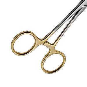 Pinza para Toallas de Acero Inoxidable de Alta Calidad con Mango Chapado en Oro, Pinza Hemostática, Clase Médica Hospitalaria, Certificación CE - Product Image 6