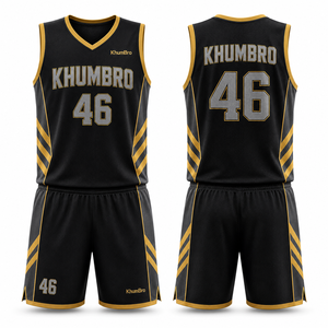 Ensemble de maillot de basket-ball KhumBro blanc et vert 46, en maille sublimée, unisexe, adulte, sans manches, col en V, uniforme d'équipe - Product Image 6