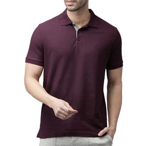Professionally Made men's Summer Wear Lightweight Polo <b>Shirt</b> Short Sleeves Turn Down <b>Collar</b> Polo <b>Shirt</b> For Men - Product Image 2