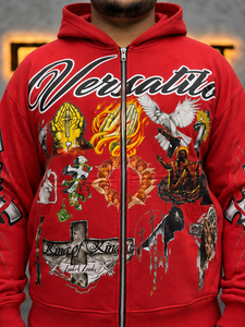 Custom Heavyweight <b>Fleece</b> <b>Oversized</b> DTG Printing Hoodies <b>Men</b> Zipper Embroidery 420 460 500 Gsm Zip up <b>Hoodie</b> Manufacturers - Product Image 4