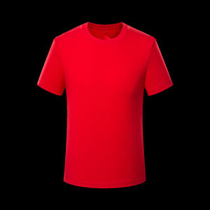 Camiseta de Cuello Redondo de Algodón Puro con Diseño de Logotipo Personalizado OEM, Tejido de Punto, Mangas Cortas, Estilo Liso para Fiestas y Ropa de Trabajo - Product Image 2