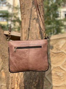 กระเป๋าถือหนังวัวสะพายข้างสำหรับผู้หญิงหนังแท้งานแฮนด์เมดหนังแท้พิมพ์ลายสัตว์แฟชั่นใหม่ - Product Image 6