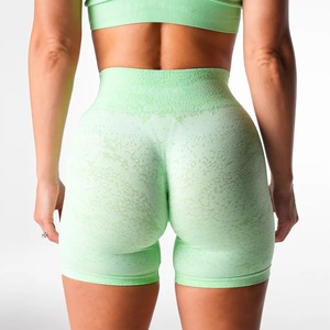Wholesale <b>Womens</b> Seamless Yoga <b>Shorts</b> Breathable Quick-Dry Washed Scrunch Butt Gym <b>Shorts</b> High <b>Elastic</b> High <b>Waist</b> - Product Image 6