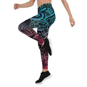 Leggings Deportivos Sublimados con Logotipo Personalizado, Leggings para Mujer, Servicio OEM, Leggings para Mujer en Venta, Leggings para Mujer con Color Personalizado - Product Image 3