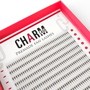 CharmLash Lashes Wholesale Premade Eyelash Fans Fournitures de cils personnalisées Symétrique Léger Confortable Porter Expédition dans le monde entier - Product Image 1