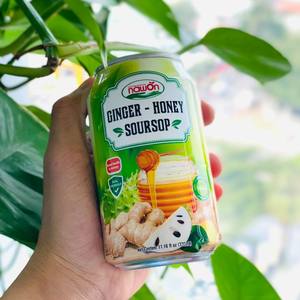 NAWON Wholesale Supplier Healthy Beverage From Vietnam Ginger Juice with Honey Mint 330ML <b>Can</b> <b>Fruit</b> and Vegetable Juice Drinks - Product Image 4