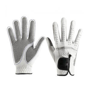 Guantes de Golf Personalizados con Logotipo OEM al por Mayor, de Cuero Genuino, Duraderos, Transpirables, Impermeables, con Protección UV, Personalizados y Profesionales - Product Image 1