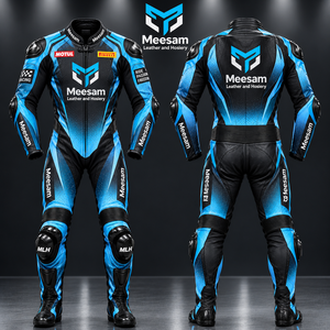 Traje de Motociclismo de Cuero Morado para Hombre, Ropa Protectora Transpirable para Motocicleta con Protección Contra Impactos - Product Image 4