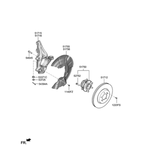 Nouvelles Rotules de Direction Droites Veloster 51711K9600 - Product Image 2
