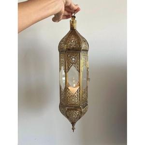 Decoración de Ramadán, Farol Colgante Antiguo, Estilo Marroquí, Decoración del Hogar, Artesanía - Product Image 4