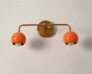 Lámpara de Pared Sputnik de Estilo Mid-Century, Acabado en Latón, Moderna y Vintage, para Decoración del Hogar u Oficina - Product Image 1