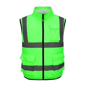 Chaleco de Seguridad Reflectante de Alto Rendimiento ANSI Clase 2, Chaqueta Impermeable con LED Intermitente para Seguridad en el Lugar de Trabajo - Keem Brothers - Product Image 1
