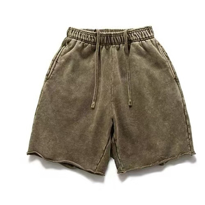 American Casual <b>Hip</b> Hop Washed Breathable Shorts <b>for</b> Men and Women Summer High Street Loose Sports Fitness Couples - Product Image 3