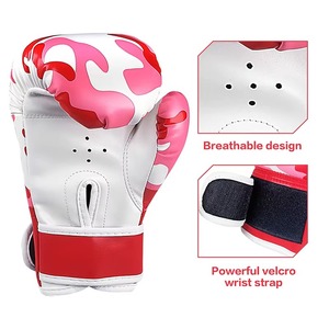 ถุงมือฝึกซ้อมสำหรับเด็กแบบเต็มนิ้ว ระบายอากาศได้ดี สำหรับ MMA มวยไทย คิกบ็อกซิ่ง ฟิตเนส ออกแบบโลโก้ได้ตามต้องการ - Product Image 2
